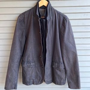 * * Allsaints Distressed Blazer / Field Jacket * Black * Medium * *